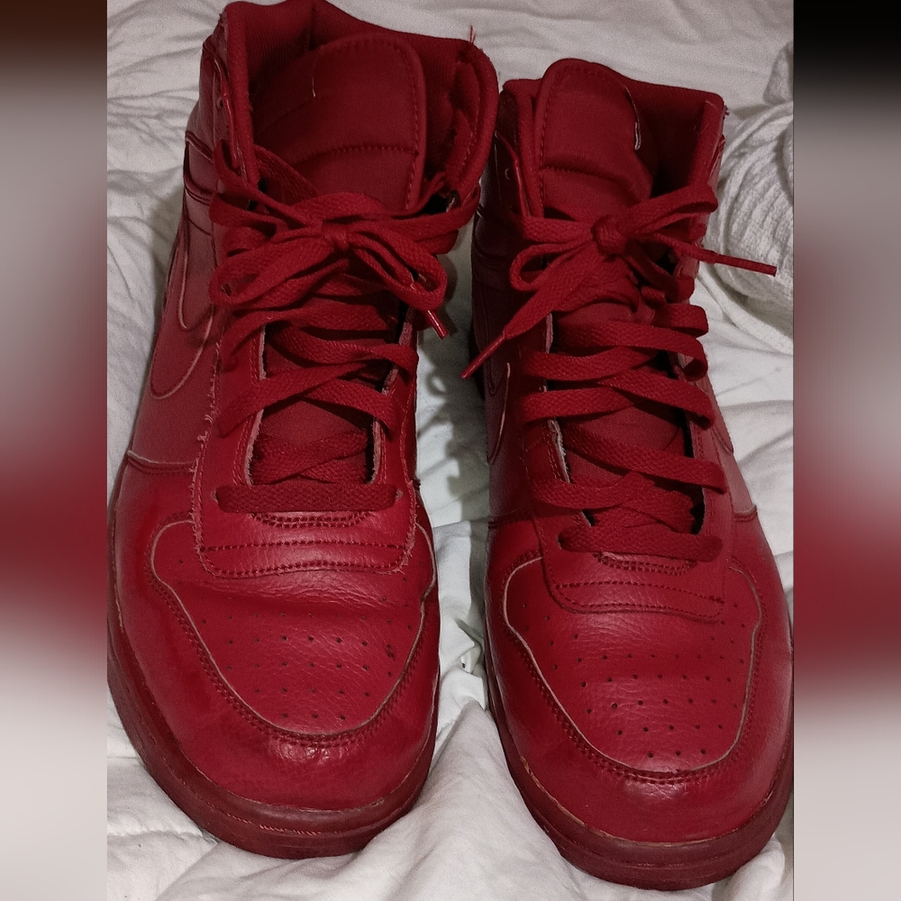 Nike Big Nike High 'Gym Red' -Mens 12- 33608-660 Leather High Tops